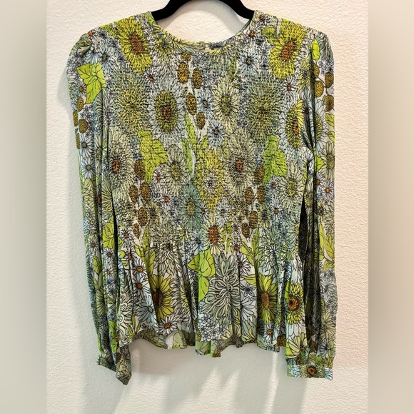 NWT blank london green floral blouse, size S - Picture 1 of 8